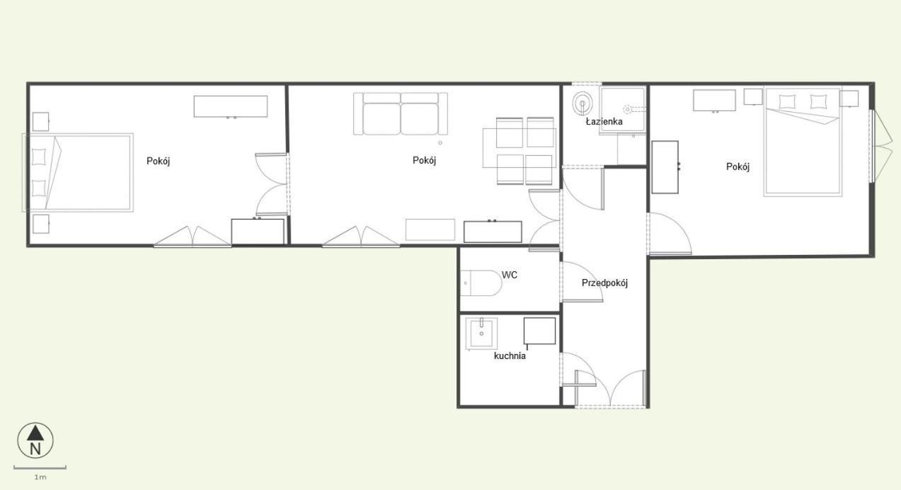 Апартаменты Apartament M15 Краков Экстерьер фото